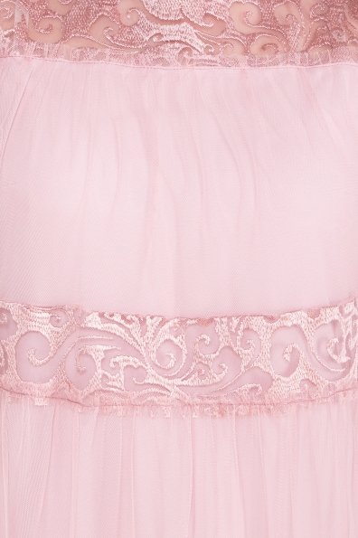 Романтичное Платье Френсис  6485 Цвет: Серо-розовый