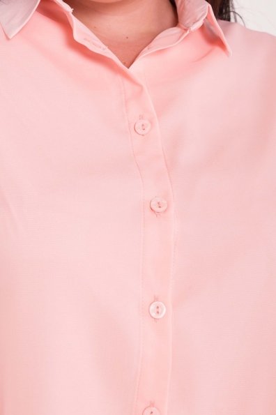 Удлиненная Рубашка Мелория Donna 7521 Цвет: Пудра Светлая