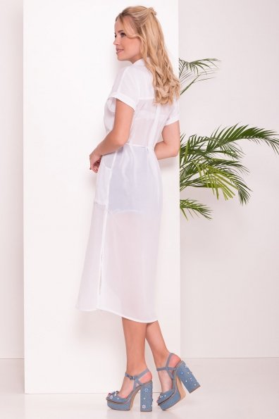 Платье-рубашка Эриал 7544 Цвет: Белый