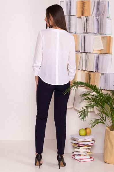 Офисная блузка с длинным рукавом Ноа лайт 5274 Цвет: Белый