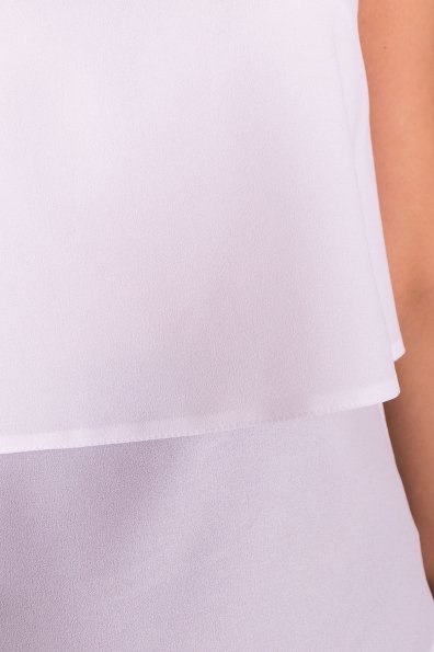 Двухслойная блузка Арома лайт  7642 Цвет: Белый