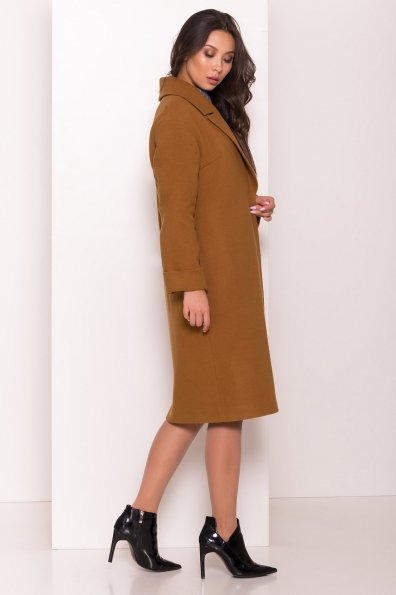 Демисезонное пальто Севен 8052 Цвет: Кемел