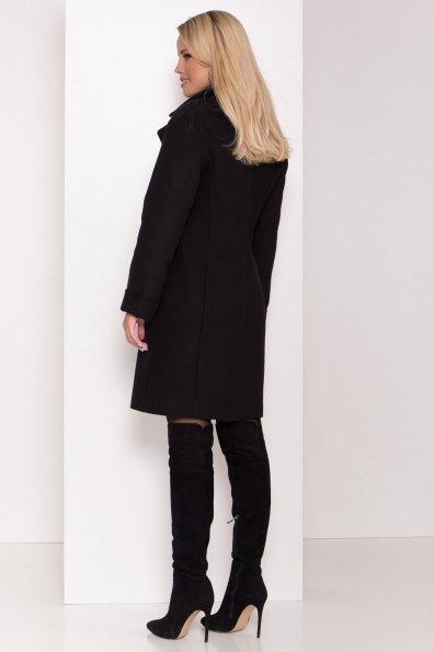 Зимнее пальто в классическом стиле Лизи 8179 Цвет: Черный НL -1