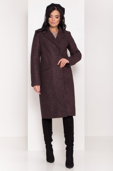 Пальто зима в классическом стиле Реджи классик 8200 Цвет: Шоколад