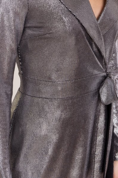 Платье Шати 8526 Цвет: Черный/серебро