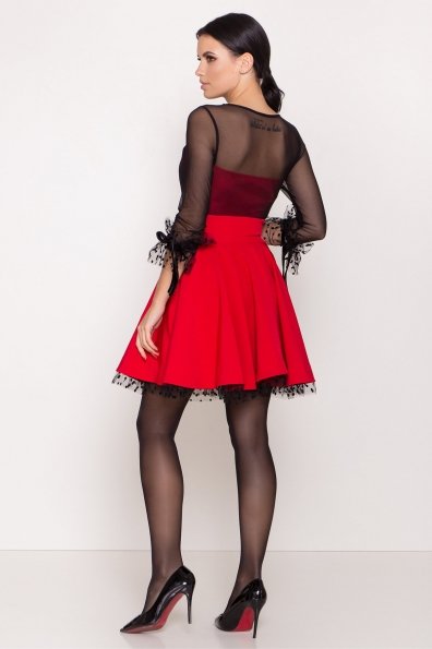 Нарядное платье Адриана 6022 Цвет: Красный