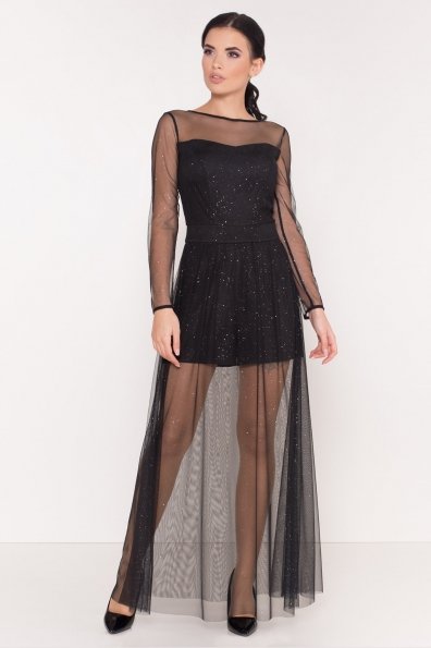 Платье-комбинезон Астия 8556 Цвет: Черный