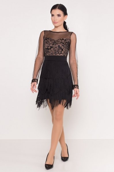 Платье Херви 8560 Цвет: Черный