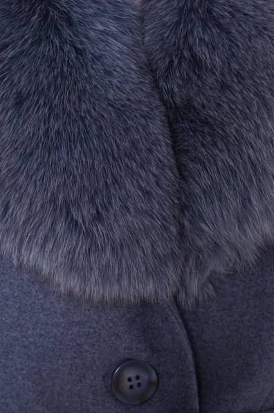 Зимнее пальто Камила 8465 Цвет: Джинс 41