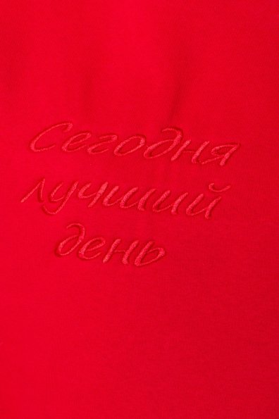 Стильный свитшот из трикотажа Джава 8706 Цвет: Красный