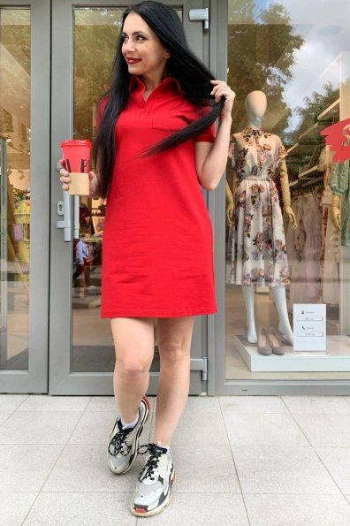 Платье Валео 9261 Цвет: Красный