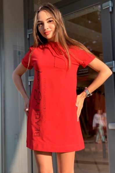 Платье Коди 9355 Цвет: Красный