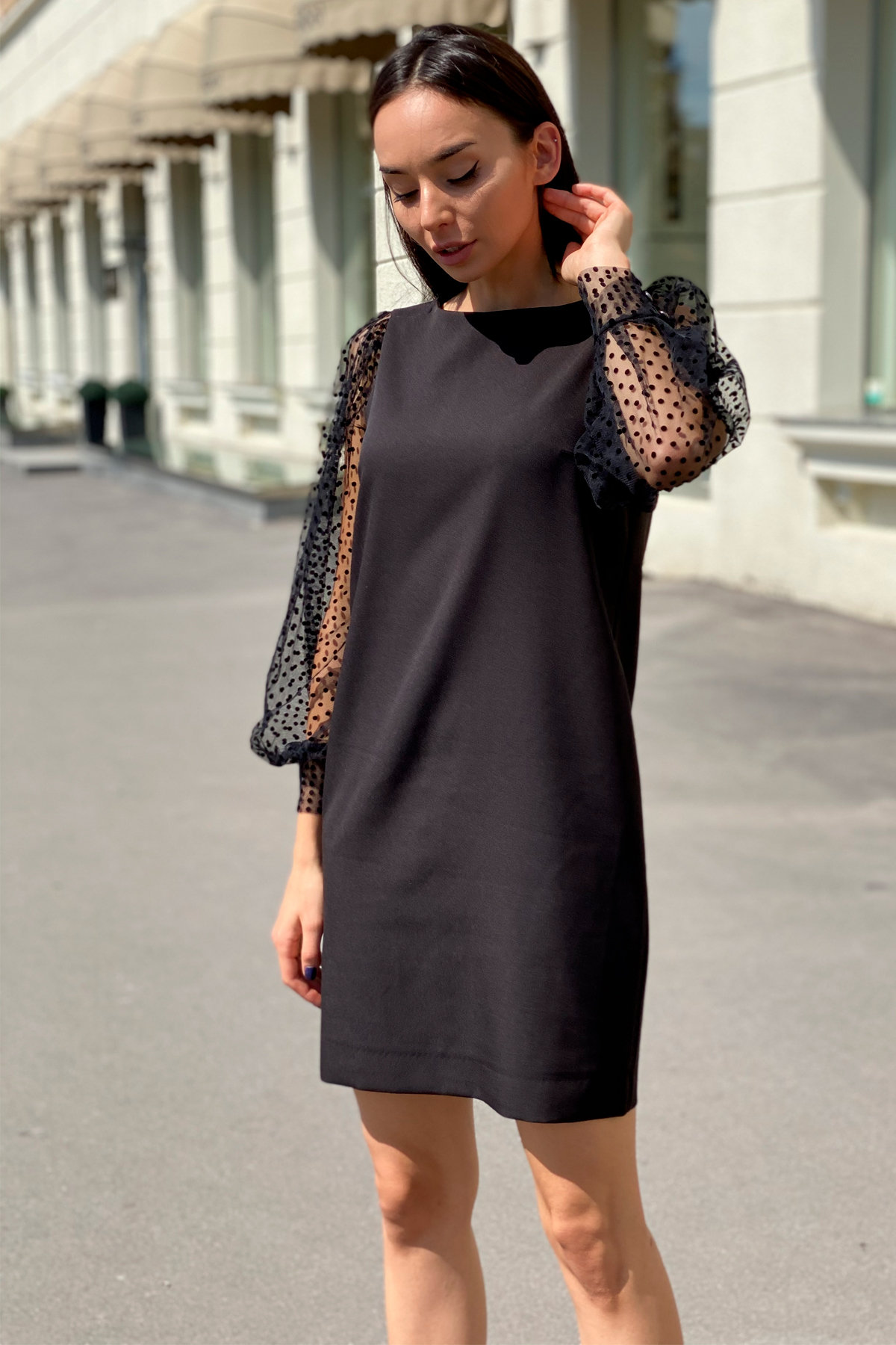 Платье Висконти 8978 АРТ. 45288 Цвет: Черный - фото 4, интернет магазин tm-modus.ru