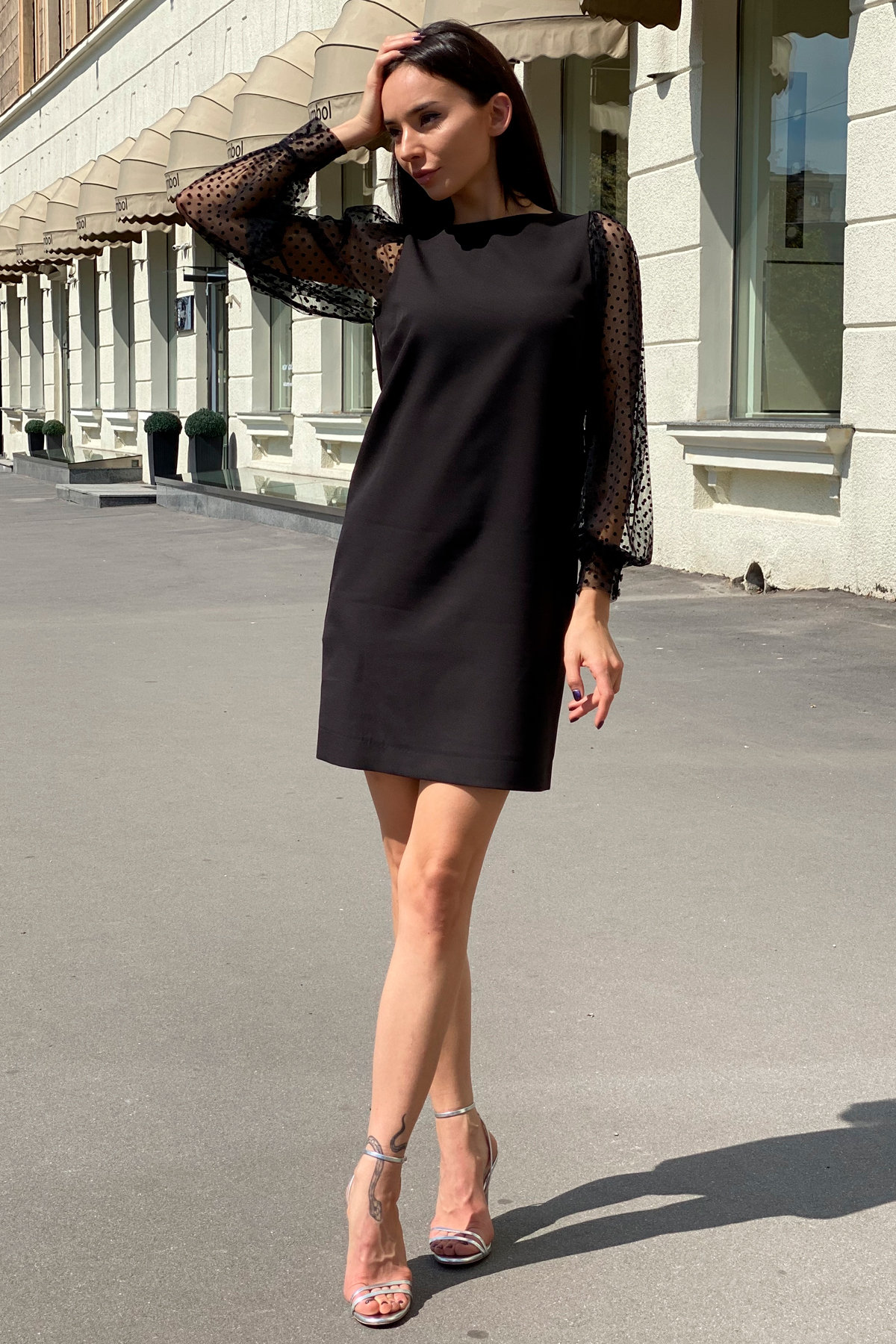Платье Висконти 8978 АРТ. 45288 Цвет: Черный - фото 6, интернет магазин tm-modus.ru