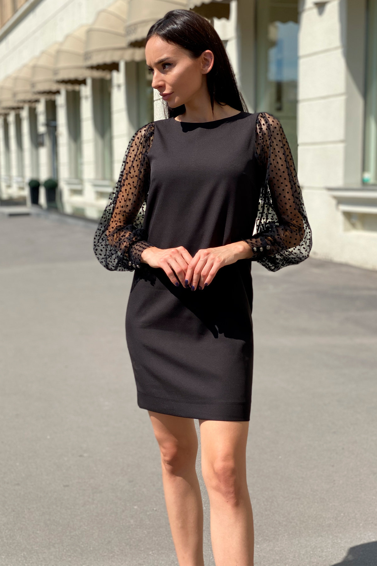 Платье Висконти 8978 АРТ. 45288 Цвет: Черный - фото 10, интернет магазин tm-modus.ru
