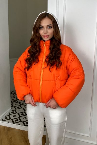 Драйв куртка из плащевой ткани 10448 Цвет: Оранжевый 788
