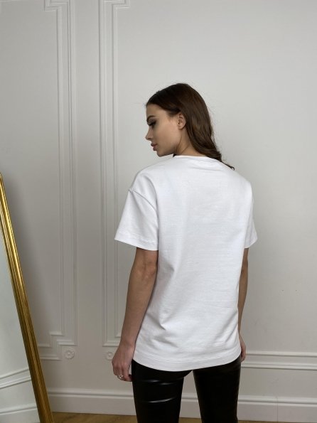 Скипер футболка трикотажная из двунитки  10593 Цвет: Белый