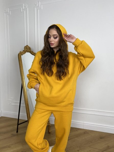  Марион костюм в  стиле Oversize  3х нитка 9651 Цвет: Горчица
