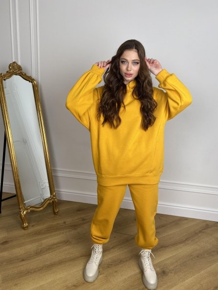  Марион костюм в  стиле Oversize  3х нитка 9651 Цвет: Горчица
