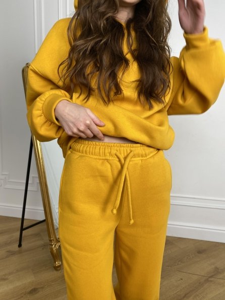  Марион костюм в  стиле Oversize  3х нитка 9651 Цвет: Горчица