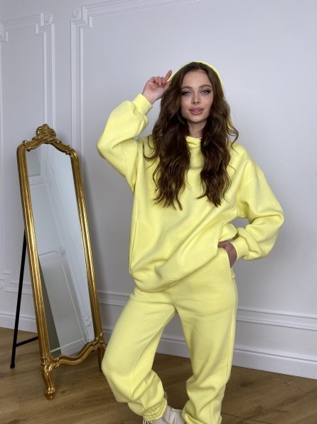  Марион костюм в  стиле Oversize  3х нитка 9651 Цвет: Лимон
