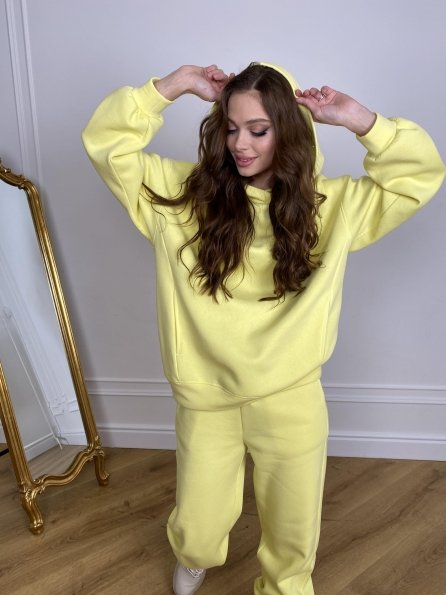  Марион костюм в  стиле Oversize  3х нитка 9651 Цвет: Лимон
