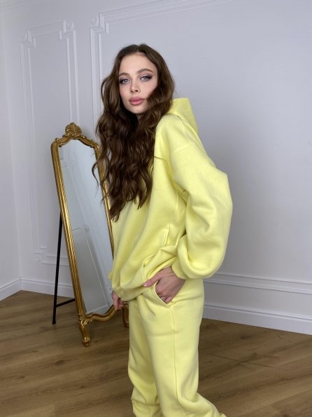  Марион костюм в  стиле Oversize  3х нитка 9651 Цвет: Лимон