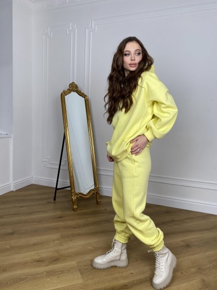  Марион костюм в  стиле Oversize  3х нитка 9651 Цвет: Лимон
