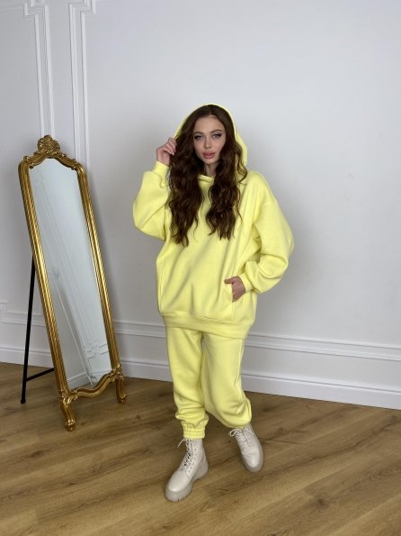  Марион костюм в  стиле Oversize  3х нитка 9651 Цвет: Лимон