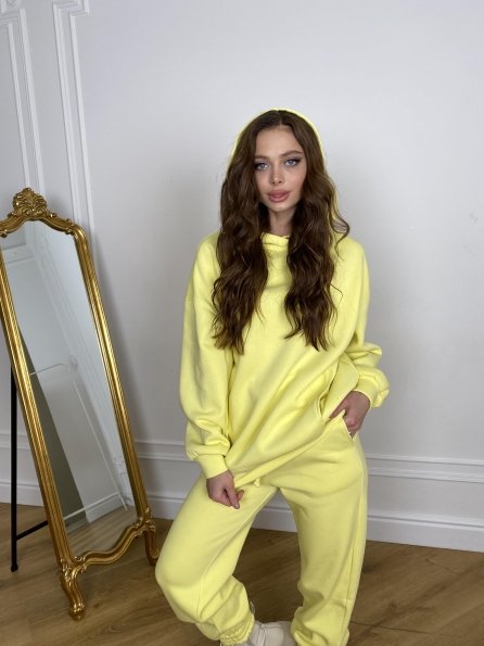 Марион костюм в  стиле Oversize  3х нитка 9651 Цвет: Лимон