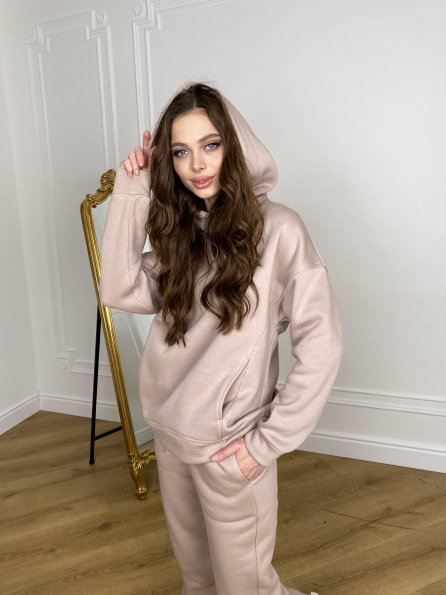 МДС Hot костюм с начесом 3х нитка  10519 Цвет: Кофе