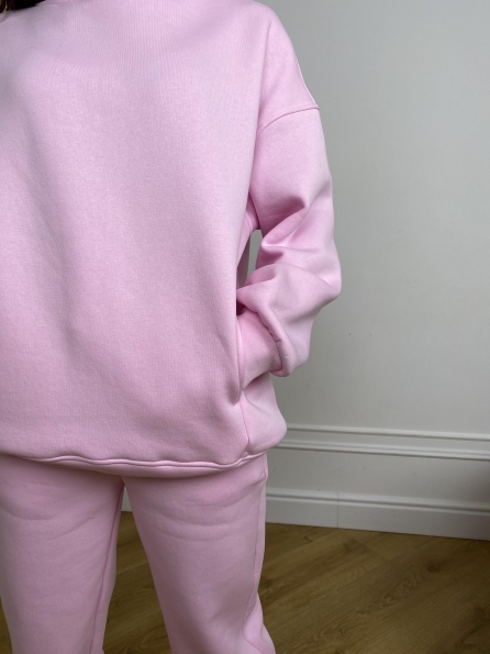  Марион костюм в  стиле Oversize  3х нитка 9651 Цвет: Розовый
