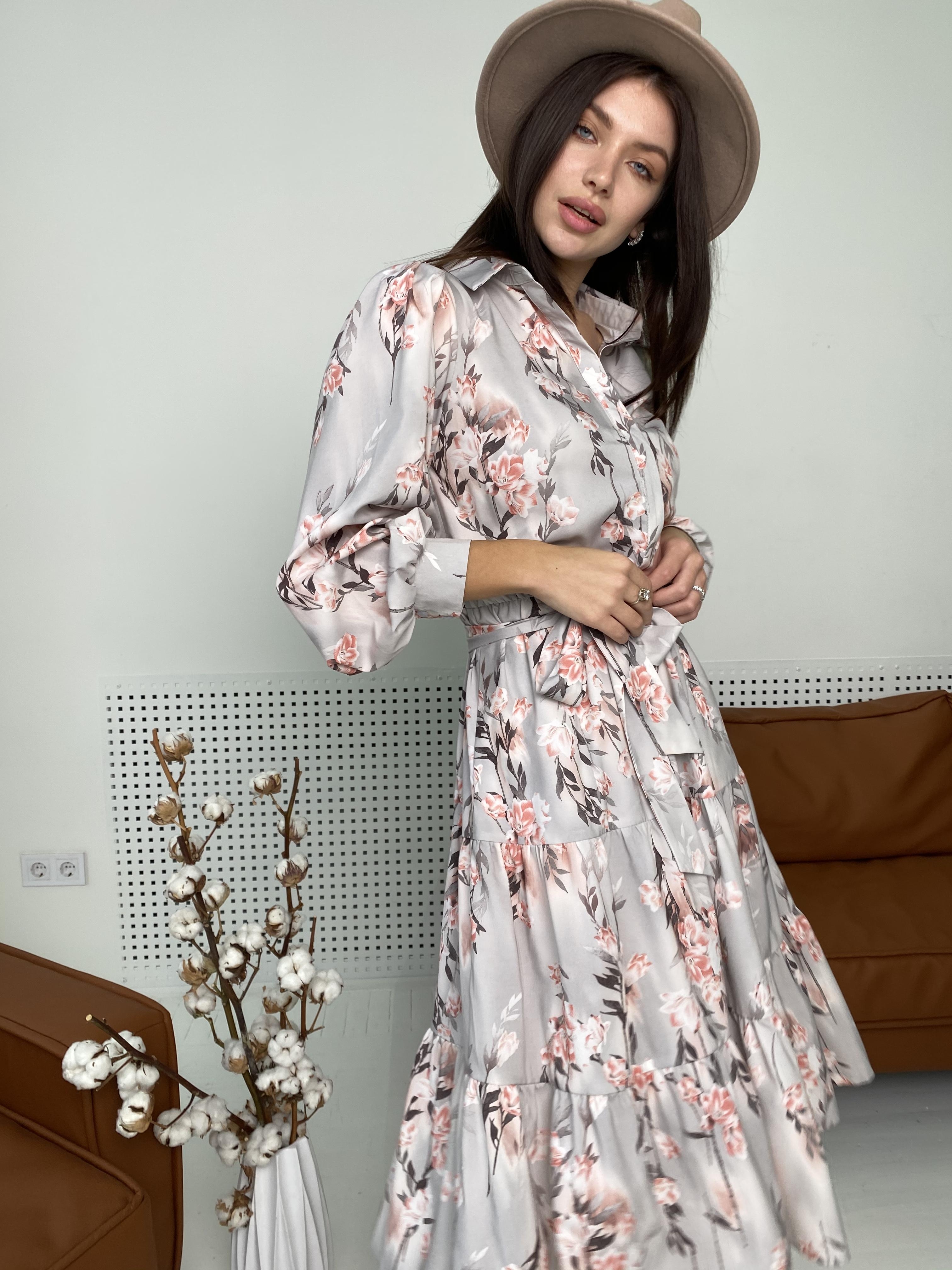 Платье оптом от производителя Modus Лилия платье в цветочный принт 9712