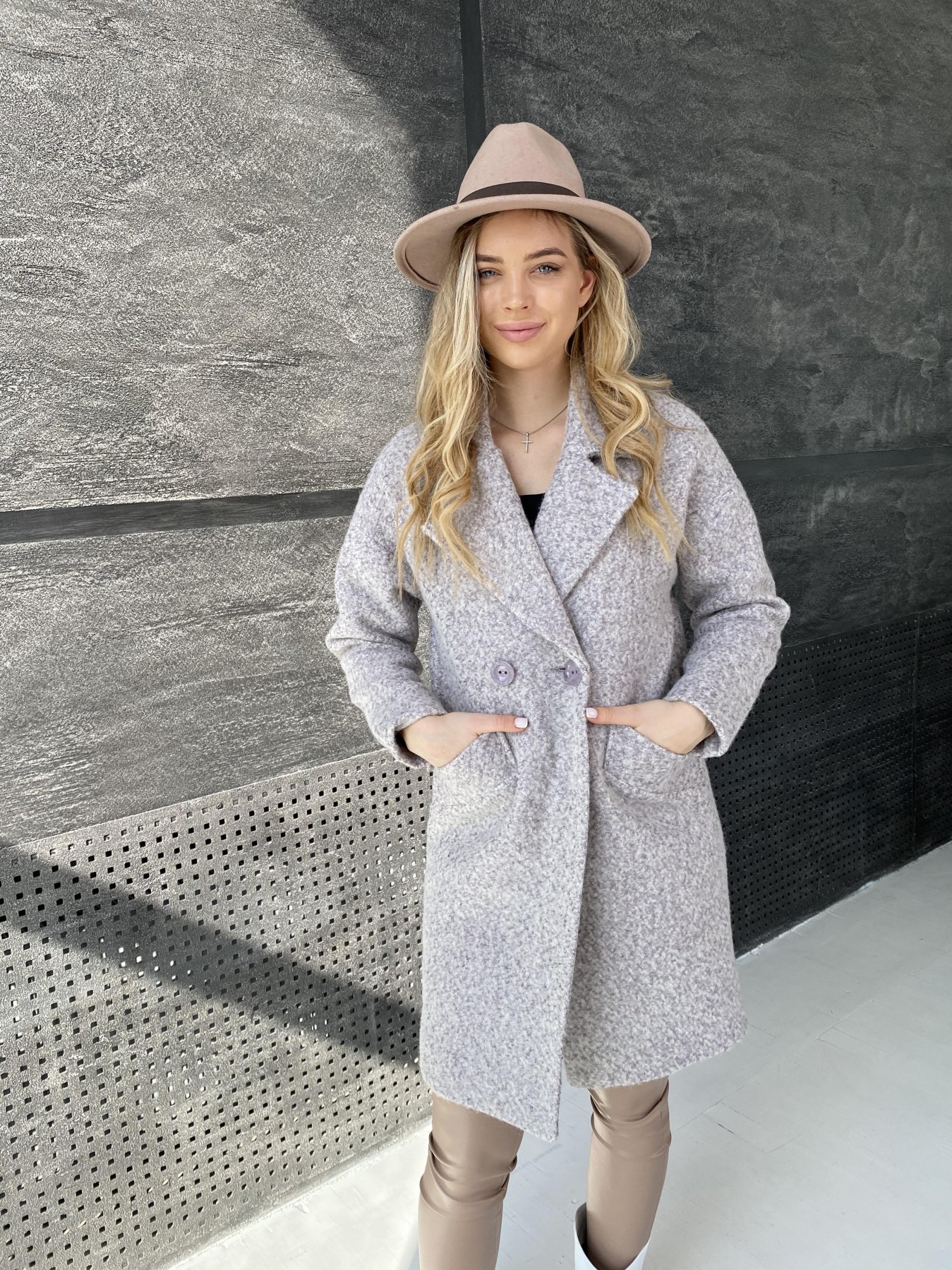 Пальто демисезонное женское Украина Modus Сенсей пальто из шерсти букле 10780