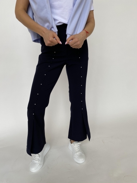 Купить "Сеймур " брюки укороченные из костюмной ткани 3288 оптом и в розницу