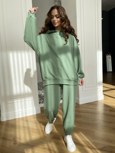 Марион костюм из 3х нитки 10581 Цвет: Олива Темная