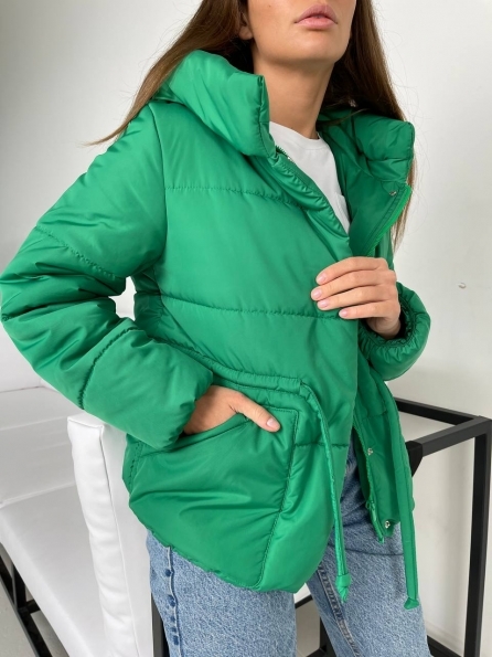 Пино демисезонная куртка 12248 Цвет: Зеленая травка