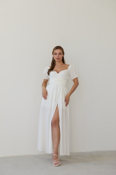 Сукня Мадейра Максі 14508 Цвет: Молоко