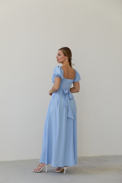 Сукня Мадейра Макси 14506 Цвет: Голубой