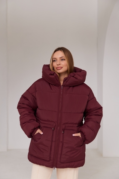Куртка Таймлес плащівка Ammy 15120 Цвет: Марсала