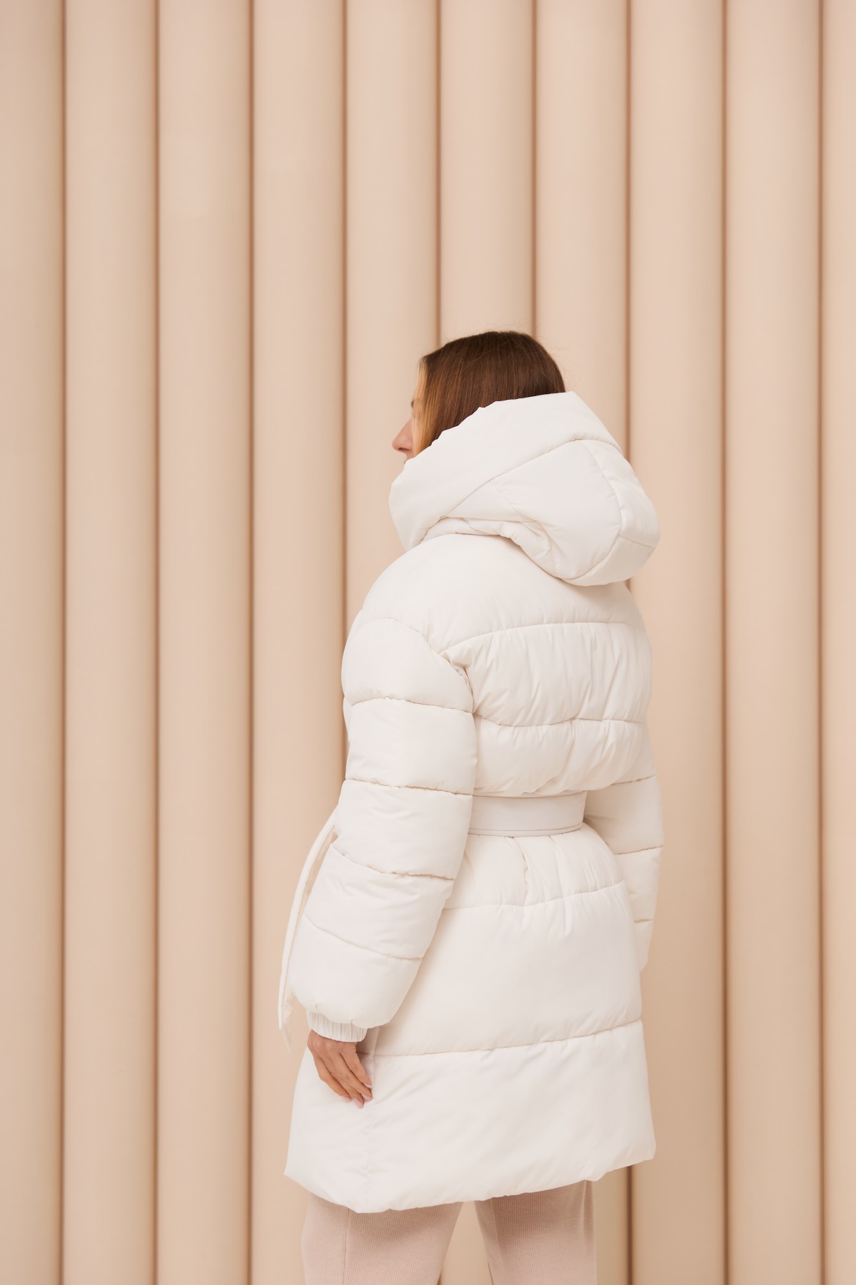 Бостон 85_700 Плащевка Ammy  с эко пухом 15300 Цвет: Молоко - фото №2 Бостон 85_700 Плащевка Ammy  с эко пухом 15300 Цвет: Молоко