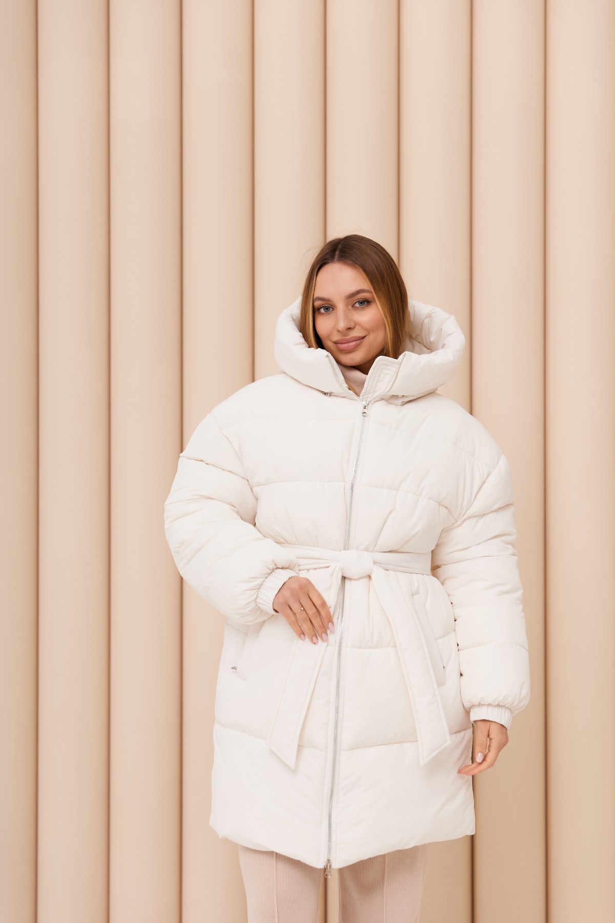 Бостон 85_700 Плащевка Ammy  с эко пухом 15300 Цвет: Молоко - фото №3 Бостон 85_700 Плащевка Ammy  с эко пухом 15300 Цвет: Молоко