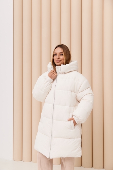 Бостон 85_700 Плащевка Ammy  с эко пухом 15300 Цвет: Молоко - фото №6 Бостон 85_700 Плащевка Ammy  с эко пухом 15300 Цвет: Молоко