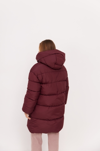 Бостон 85_700 Плащевка Ammy  с эко пухом 15300 Цвет: Марсала - фото №6 Бостон 85_700 Плащевка Ammy  с эко пухом 15300 Цвет: Марсала