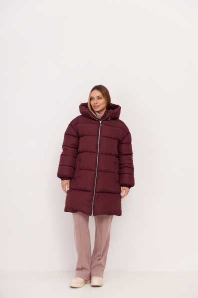 Бостон 85_700 Плащевка Ammy  с эко пухом 15300 Цвет: Марсала - фото №7 Бостон 85_700 Плащевка Ammy  с эко пухом 15300 Цвет: Марсала