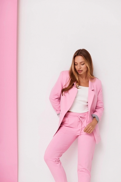 Костюм Імперіал трикотаж двонитка 16045 Цвет: Барбі 2