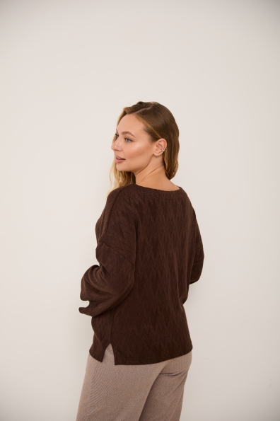 Купити Блуза "Тедді" 7/8 Трикотаж Ангора дизайн 16094 оптом і в роздріб