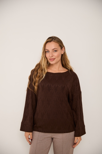 Купити Блуза "Тедді" 7/8 Трикотаж Ангора дизайн 16094 оптом і в роздріб