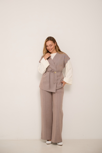 Костюм Стейл НОТ Діагональ 16067 Цвет: Шоколад 2 - фото №6 Костюм Стейл НОТ Діагональ 16067 Цвет: Шоколад 2