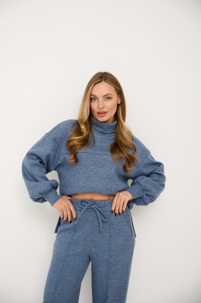 Купити Костюм "Кава" Трикотаж Ангора преміум 16090 оптом і в роздріб